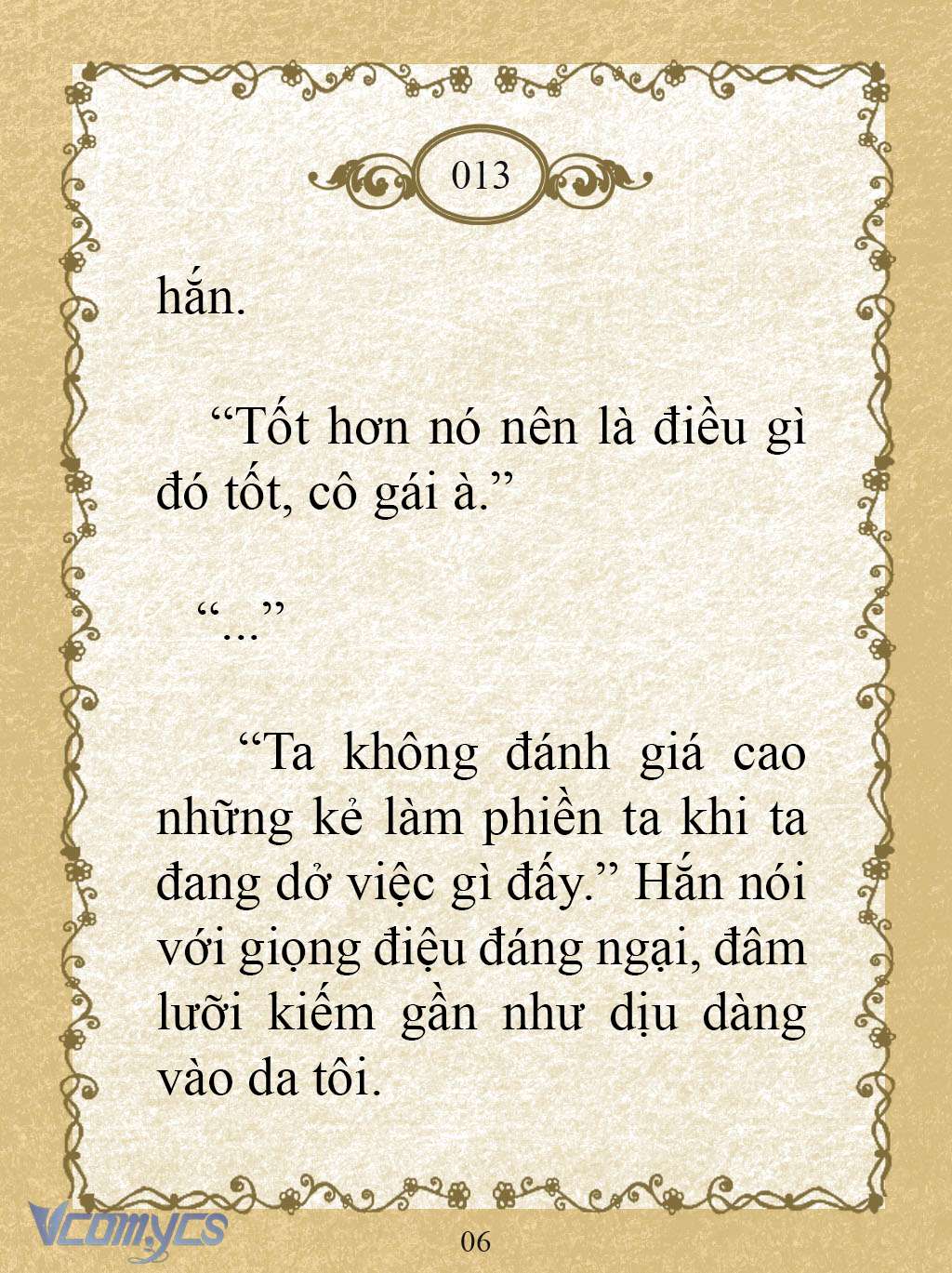 [Novel] Kẻ Phản Diện Được Định Phải Chết Chap 13 - Trang 2