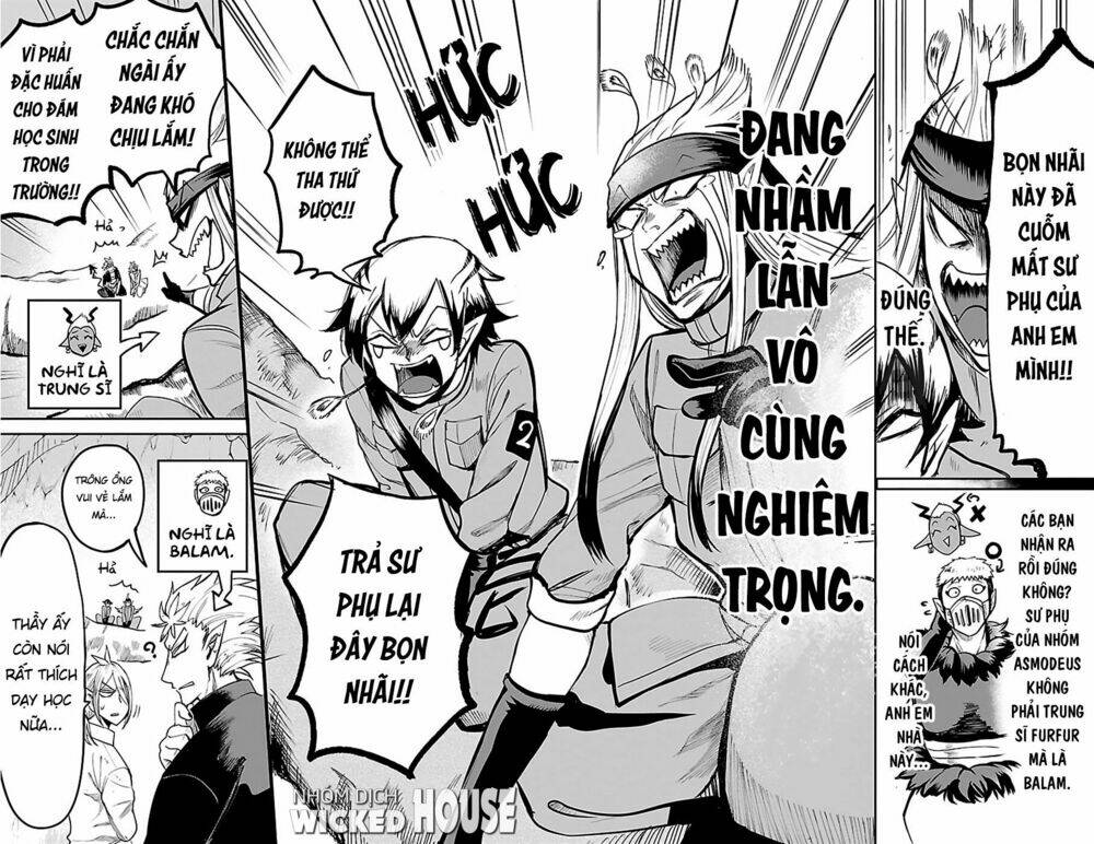 mairimashita! iruma-kun chapter 114: sư phụ trên chiến trường - Next chapter 115: azu trong chu kì Ác