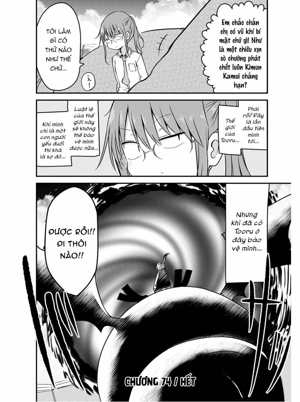 cuộc sống trả ơn của nàng rồng tohru! chapter 74: \"kanna và saikawa\" - Next chapter 75: \"kanna và trò chơi khăm\"