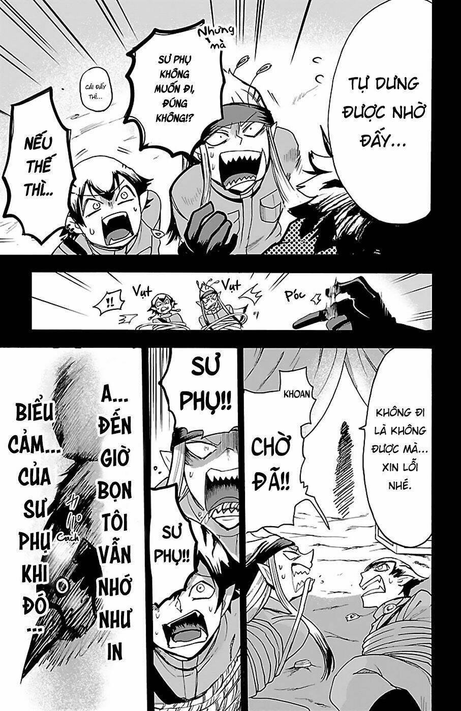 mairimashita! iruma-kun chapter 114: sư phụ trên chiến trường - Next chapter 115: azu trong chu kì Ác